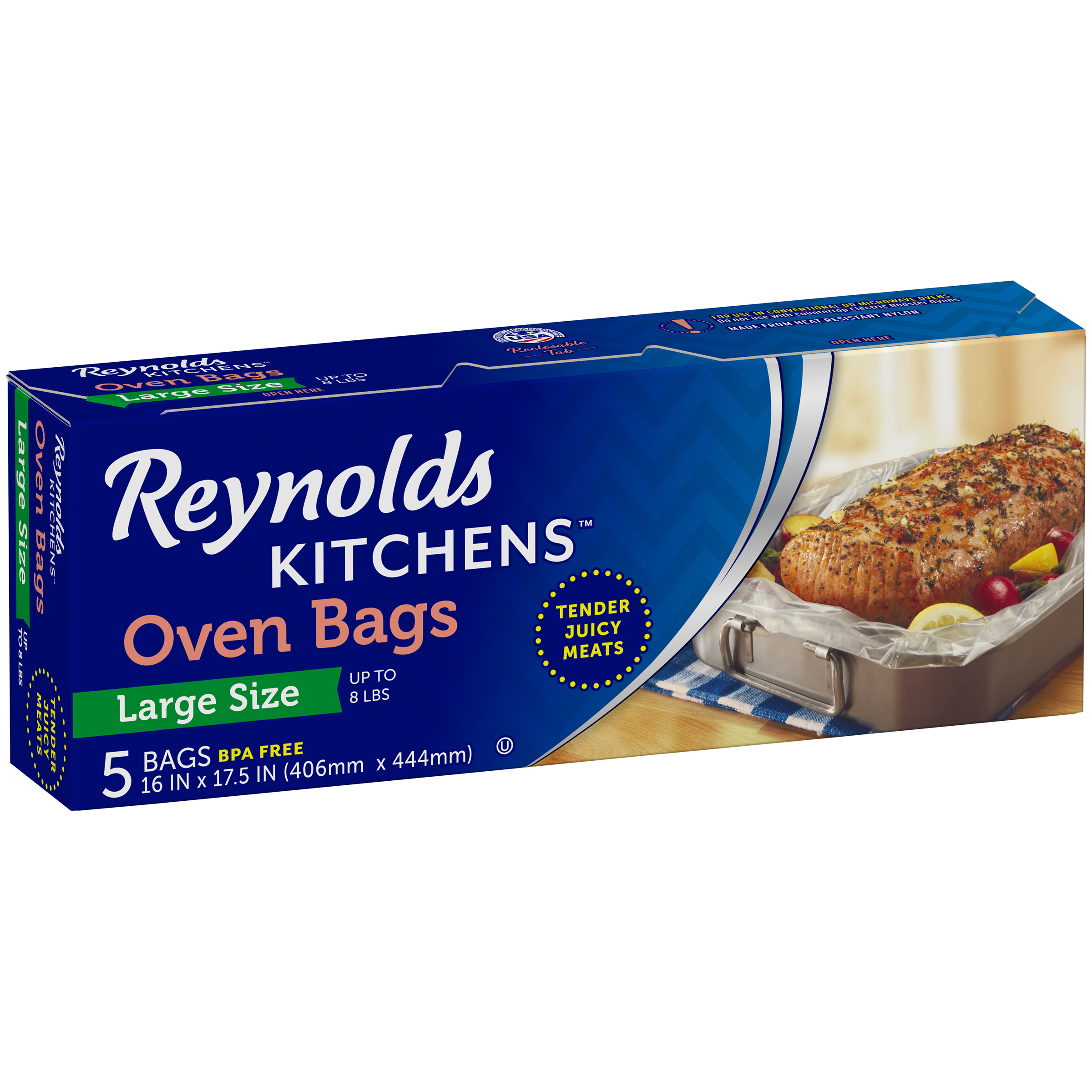 Reynolds Kitchens™ Large Size Oven Bags 5 ct Box La Comprita