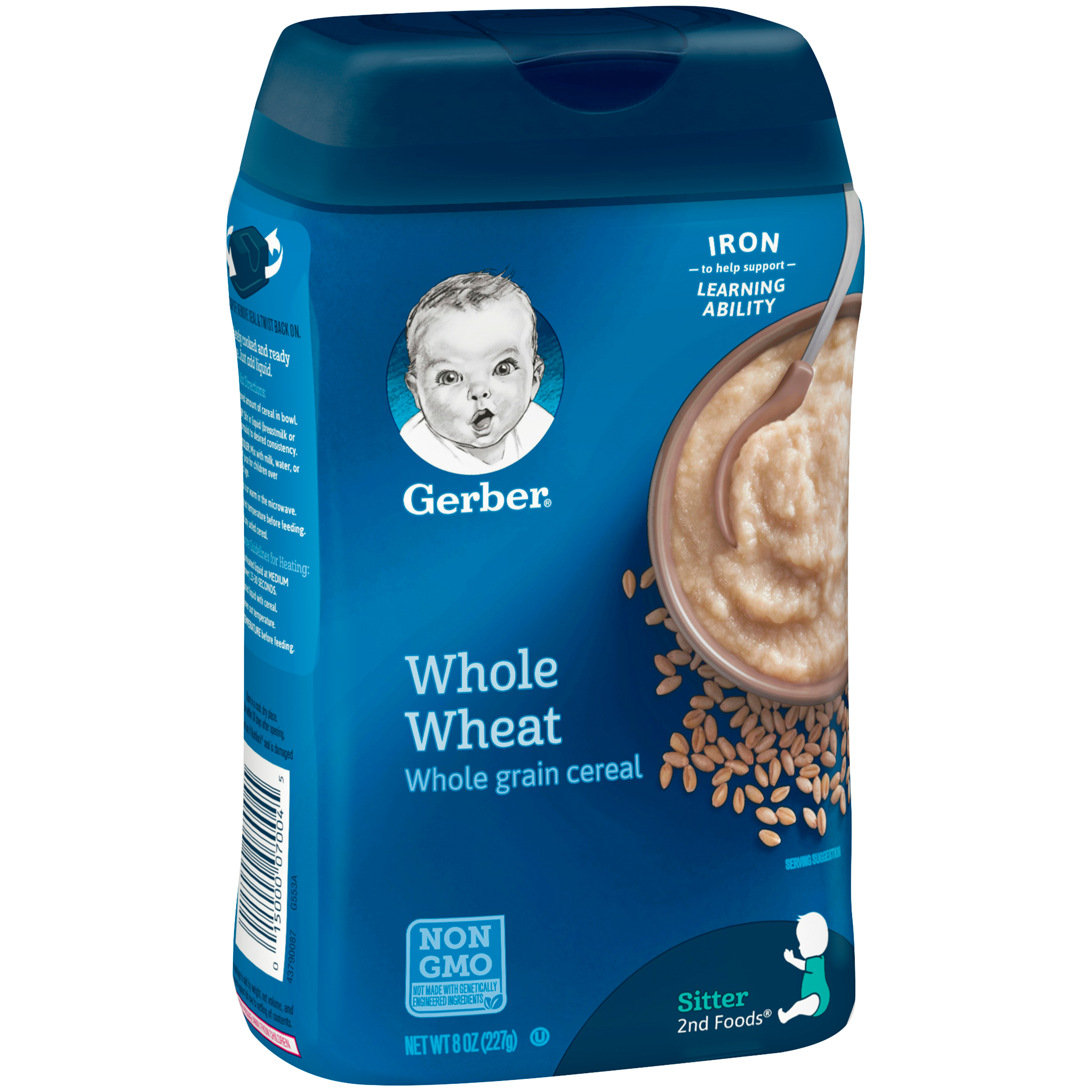 GERBER Whole Wheat Baby Cereal, 8 oz | La Comprita