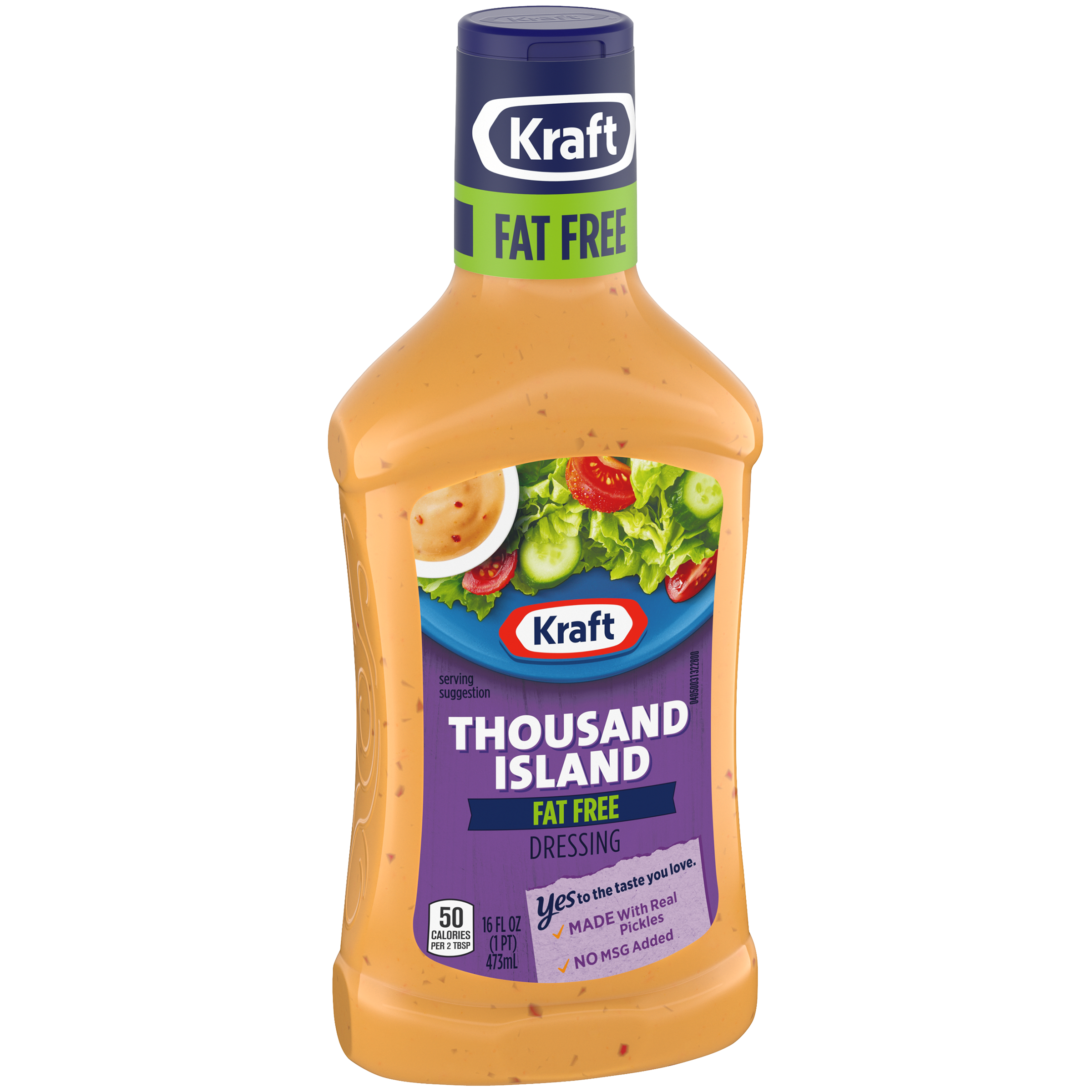 Kraft Thousand Island Fat Free Dressing 16 fl. oz. Bottle | La Comprita