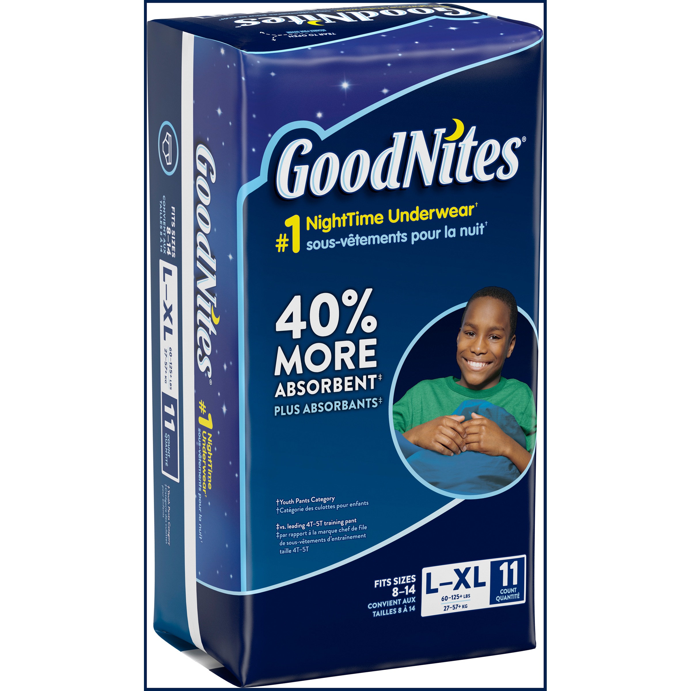Goodnites Bedtime Bedwetting Underwear For Girls, S-M, 14 Ct