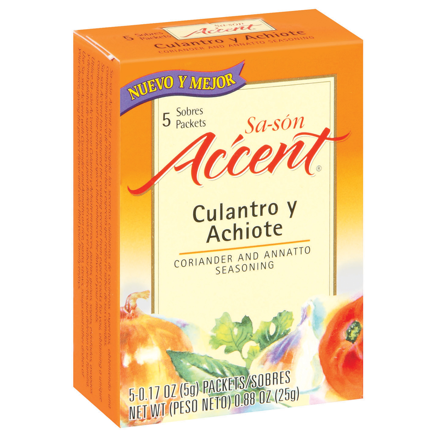 Seasoning With Cilantro and Annatto ACCENT 6.34 Oz – Saboriza