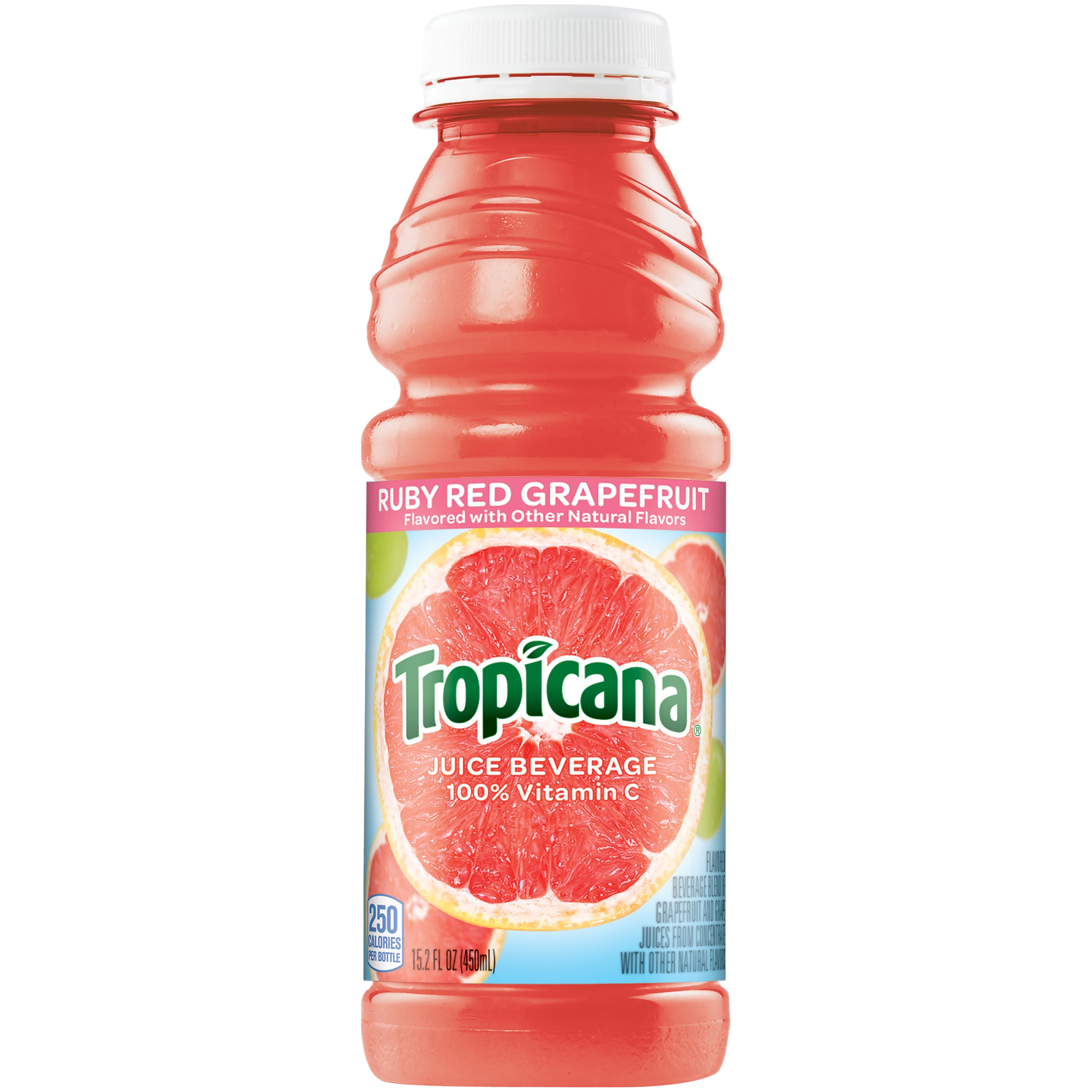 Tropicana Ruby Red Grapefruit Juice Beverage 15 2 Fl Oz Plastic 