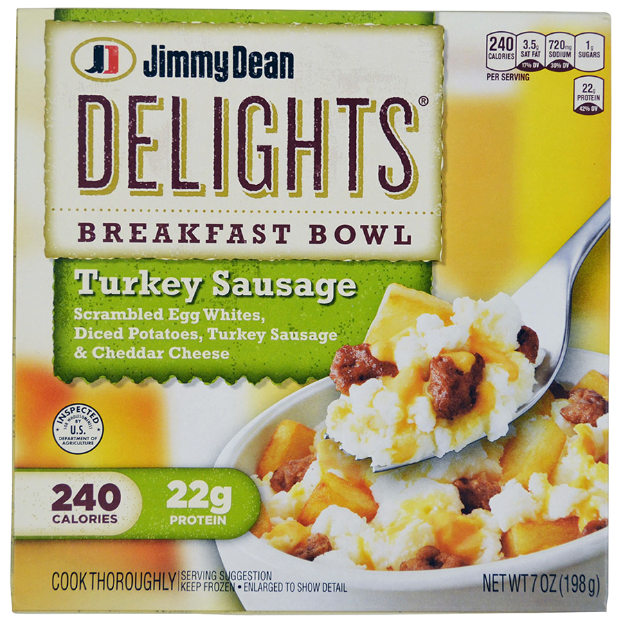 Jimmy Dean Delights® Turkey Sausage Breakfast Bowl, 7 oz. | La Comprita
