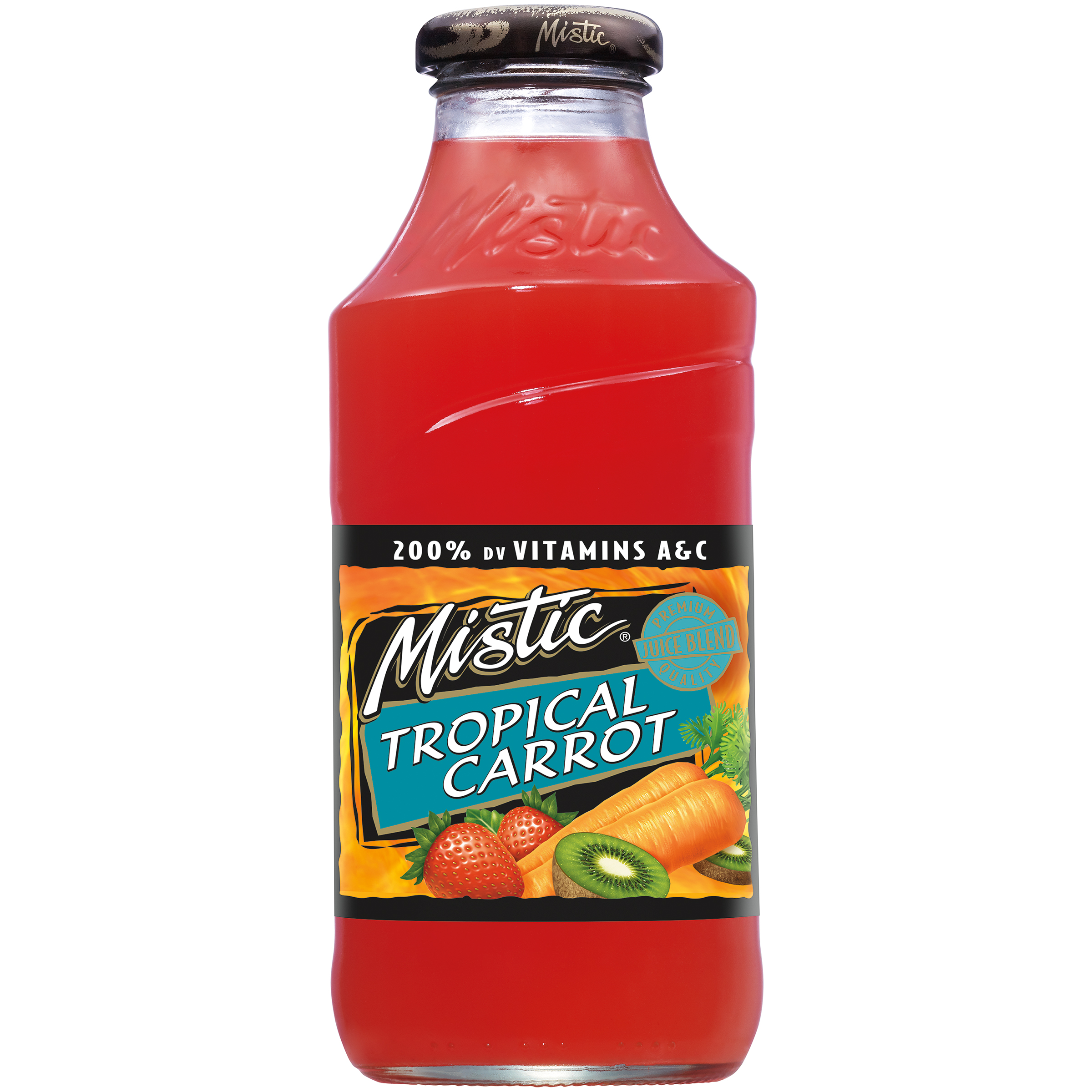 Mistic Tropical Carrot 16 Fl Oz Glass Bottle La Comprita