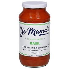 Yo Mama’s Basil Tomato Sauce 25 oz