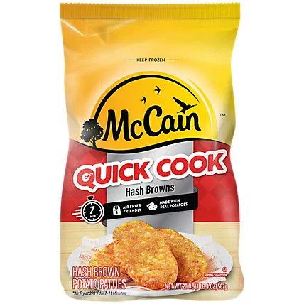 McCain Quick Cook Hash Browns 20 oz | La Comprita