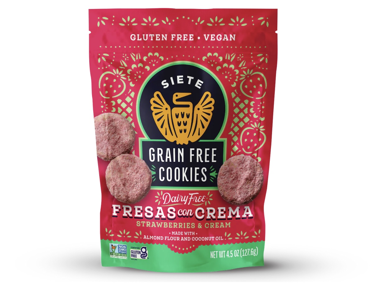 Siete Fresas con Crema Almond Flour Cookies 4.5 oz