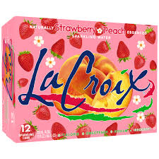 LaCroix Sparkling Water Strawberry Peach 12-12 oz