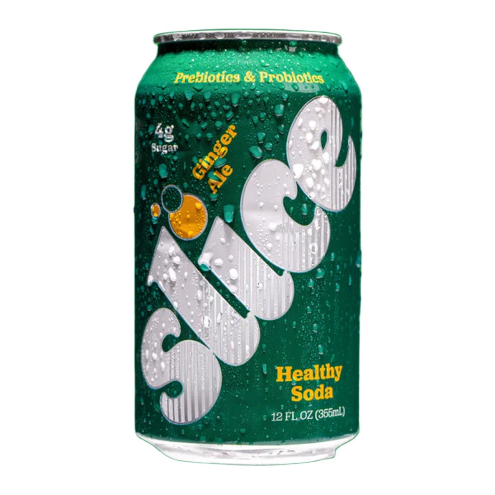 Slice Ginger Ale Healthy Soda 12 oz