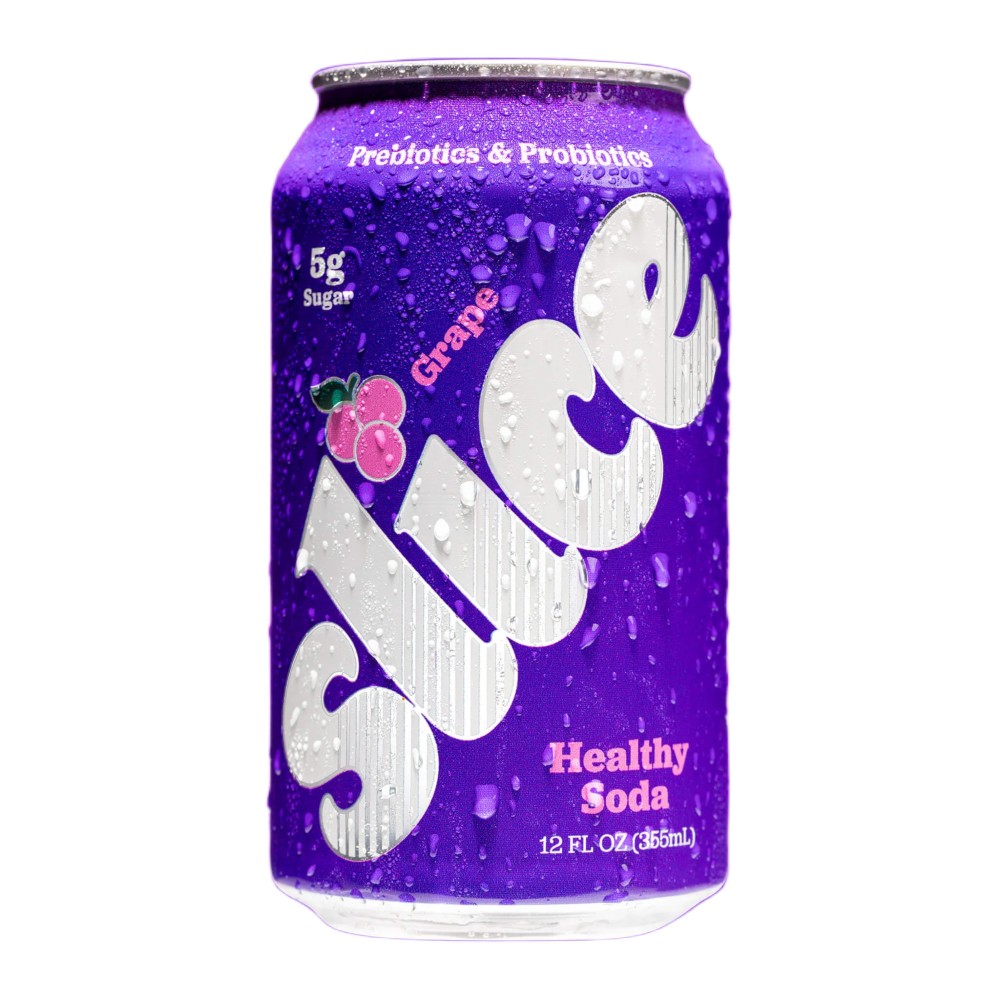 Slice Grape Healthy Soda 12 oz