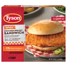 Tyson Spicy Chicken Breast Sandwich 24 oz