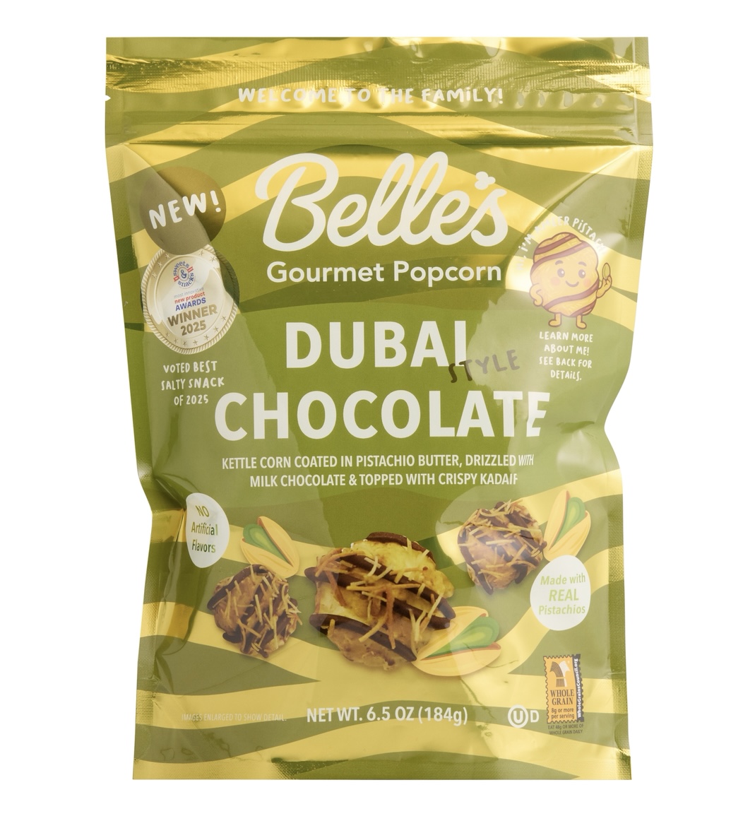 Belle’s Dubai Style Chocolate Popcorn 6.5 oz