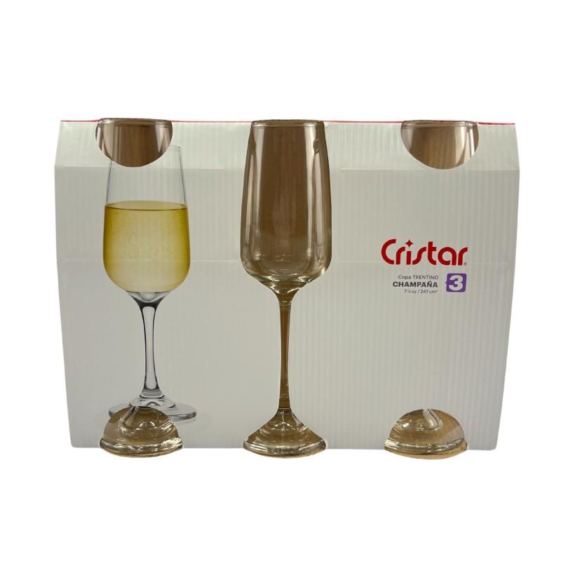 Cristar Copa Trentino Champaña 3 ct