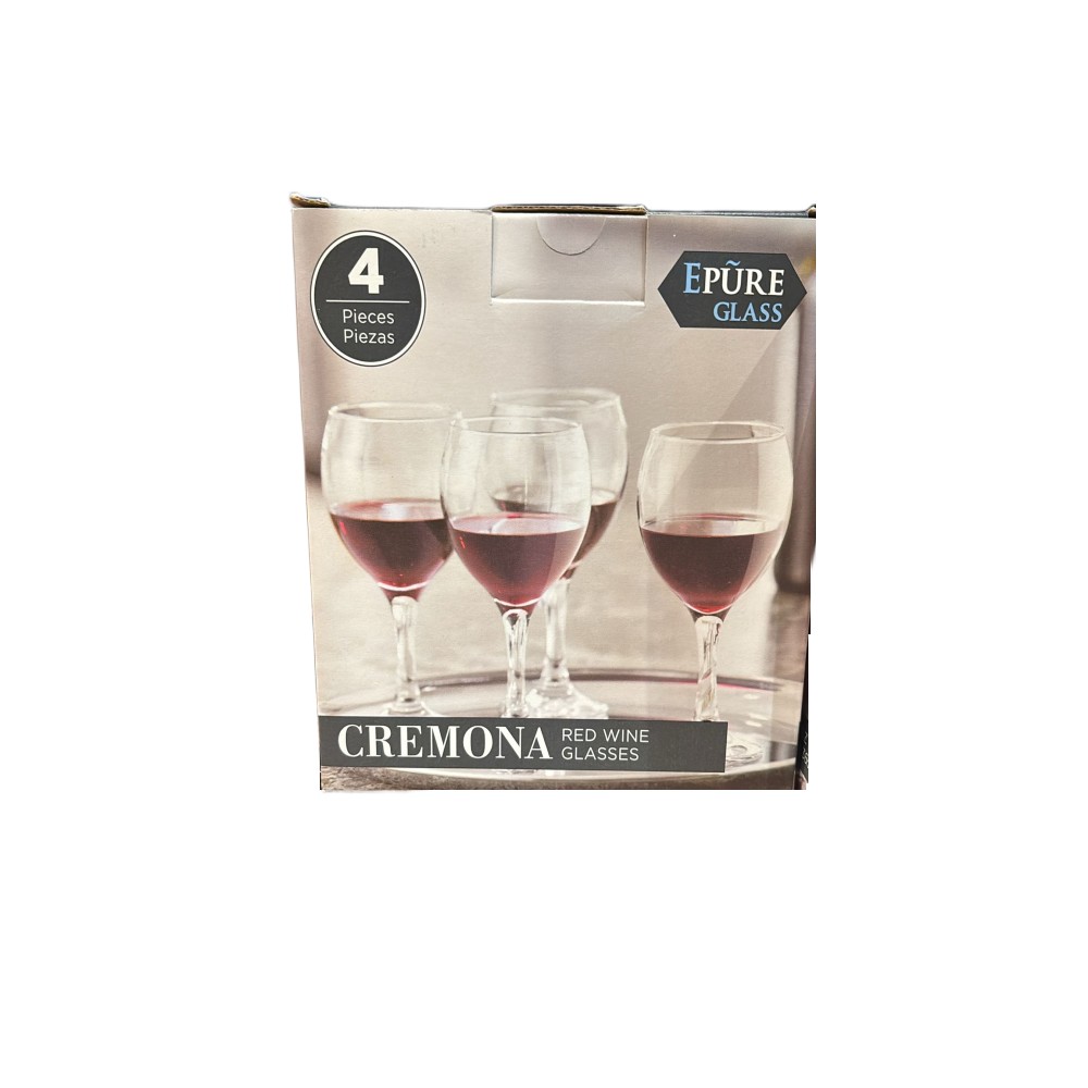 Cremona Red Wine Glasses 4 ct