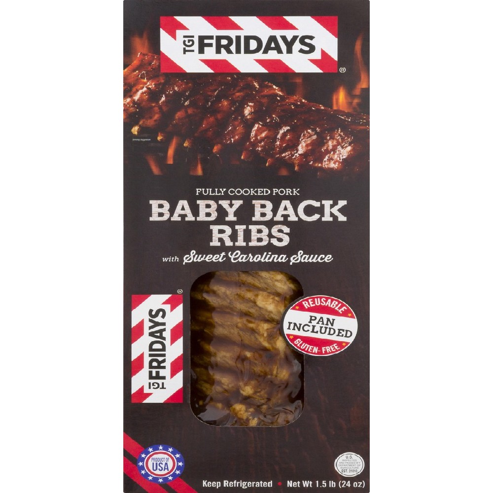 TGI Fridays Baby Back Ribs 1.5 lb