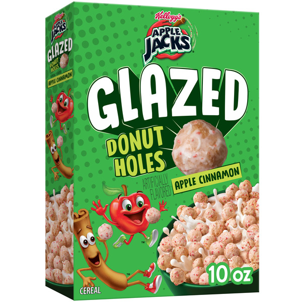 Apple Jack Glazed Donuts Holes Cereal 10 oz