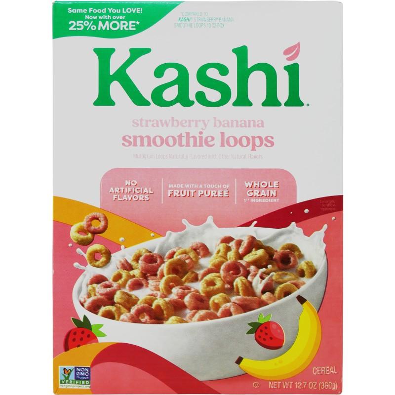 Kashi Strawberry Banana Smothie Loops Cereal 12.7 oz