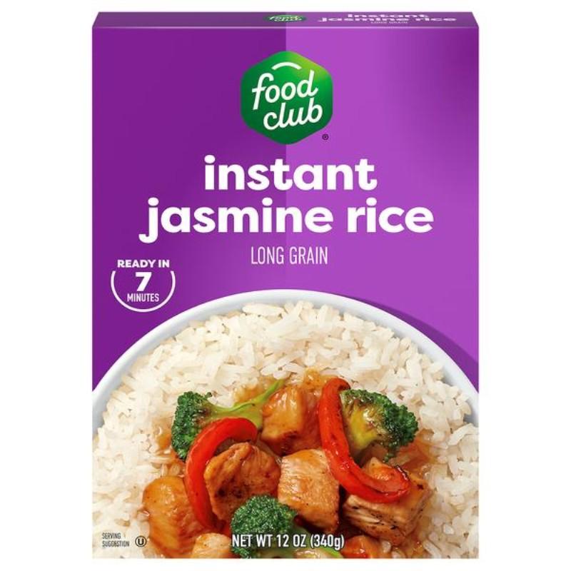 Food Club Instant Jasmine Rice 12 oz.