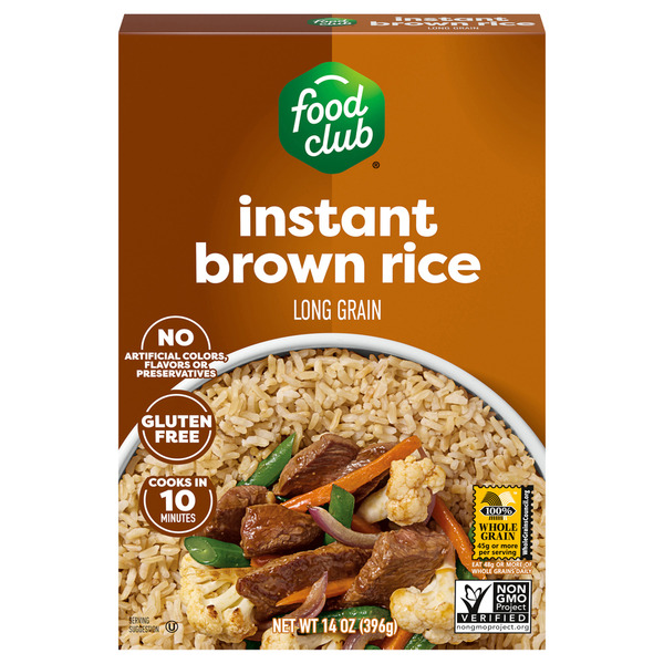 Food Club Instant Brown Rice 14 oz.