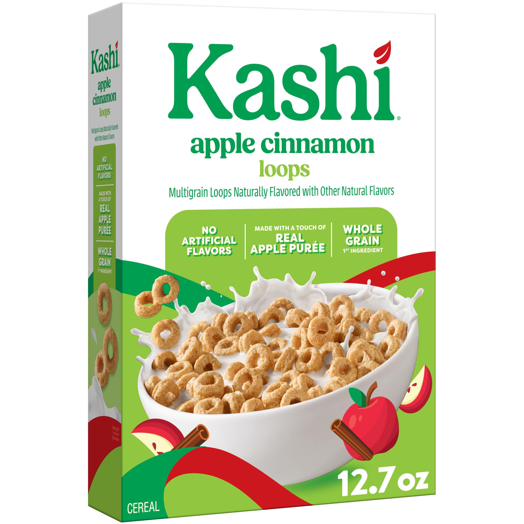 Kashi Apple Cinnamon Loops Cereal 12.7 oz