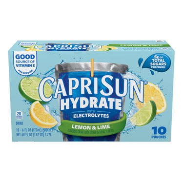 CapriSun Hydrate Lemon and Lime 10 ct