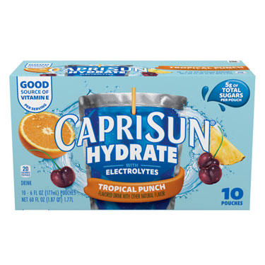 CapriSun Hydrate Tropical Punch 10 ct