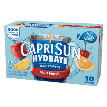 CapriSun Hydrate Fruit Punch 10 ct