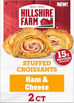 Hillshire Farm Stuffed Croissants Ham and Cheese 2 ct