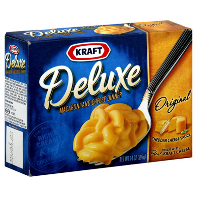 Kraft Deluxe Macaroni & Cheese Dinner, Four Cheese - 14 oz