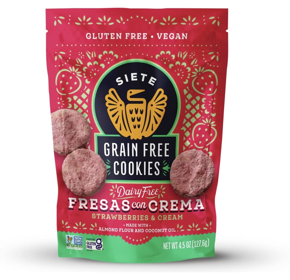 Siete Fresas con Crema Almond Flour Cookies 4.5 oz