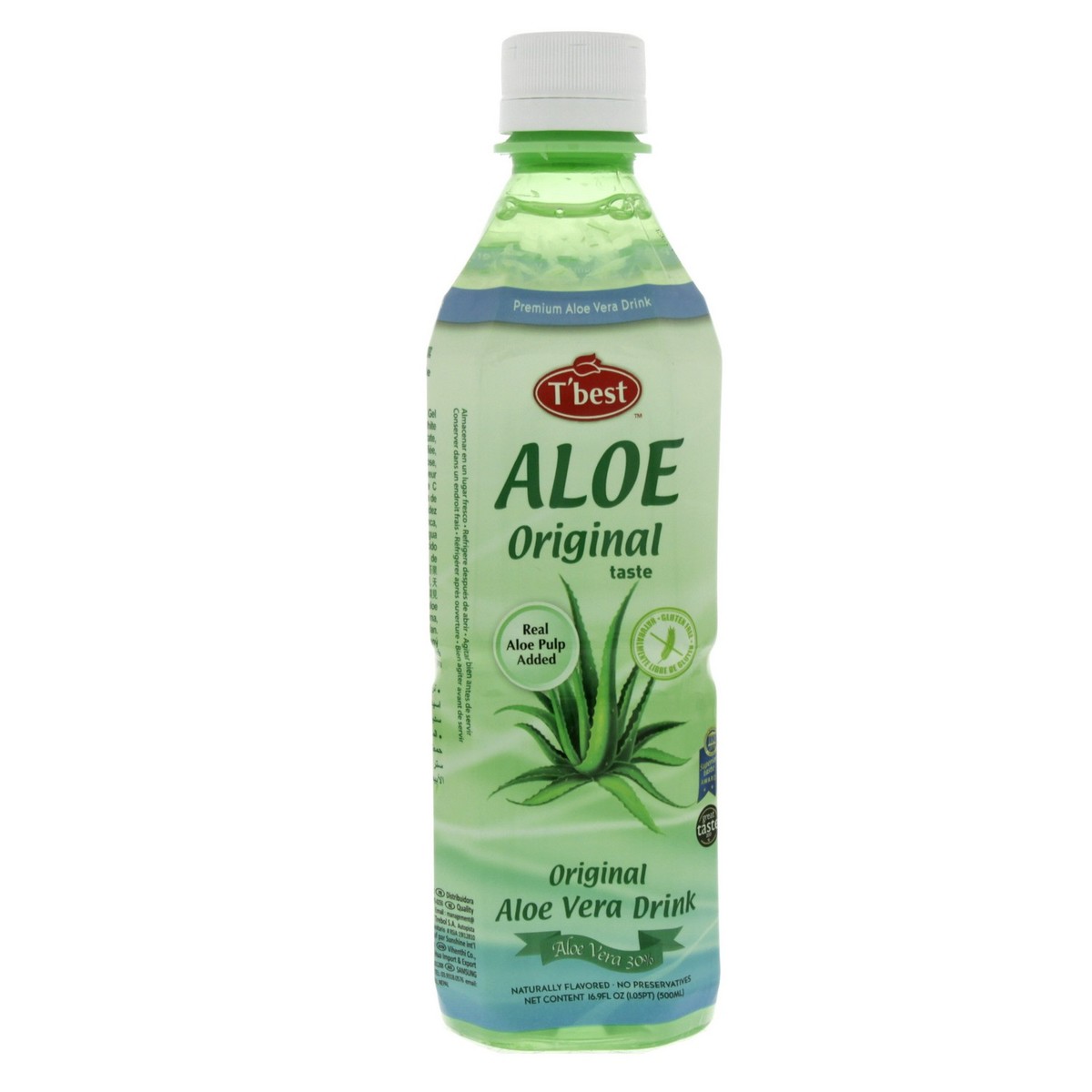 green aloe vera drink