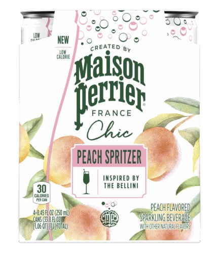 Maison Perrier Chic Peach Spritzer 4-8.45 oz