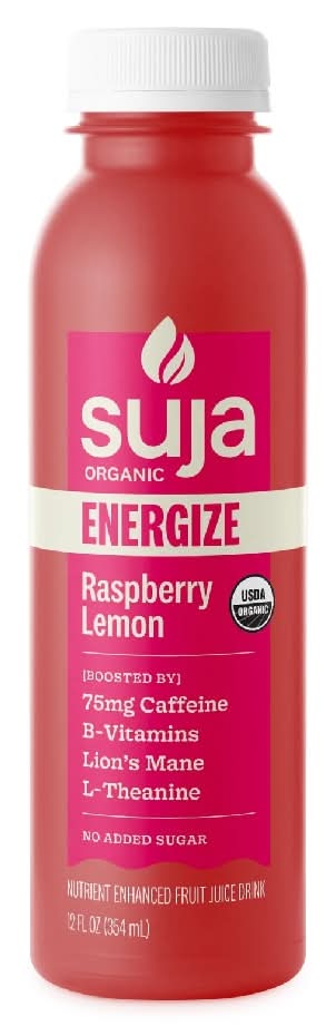 Suja Organic Energize Raspberry Lemon 12 oz