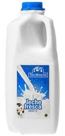Tres Monjitas Leche Entera 64 oz