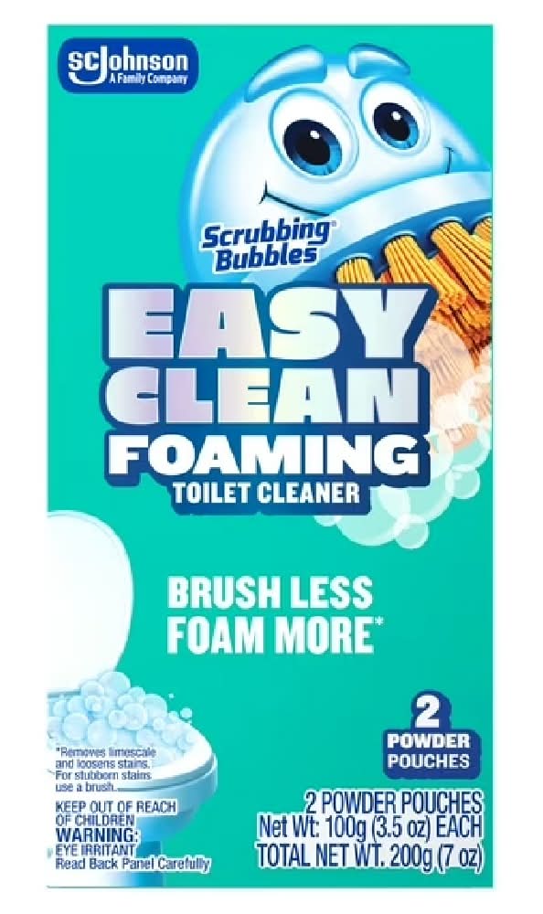 Scrubbing Bubbles Easy Clean Limpiador de Inodoros Espumoso, 2 Unidades, 100 G