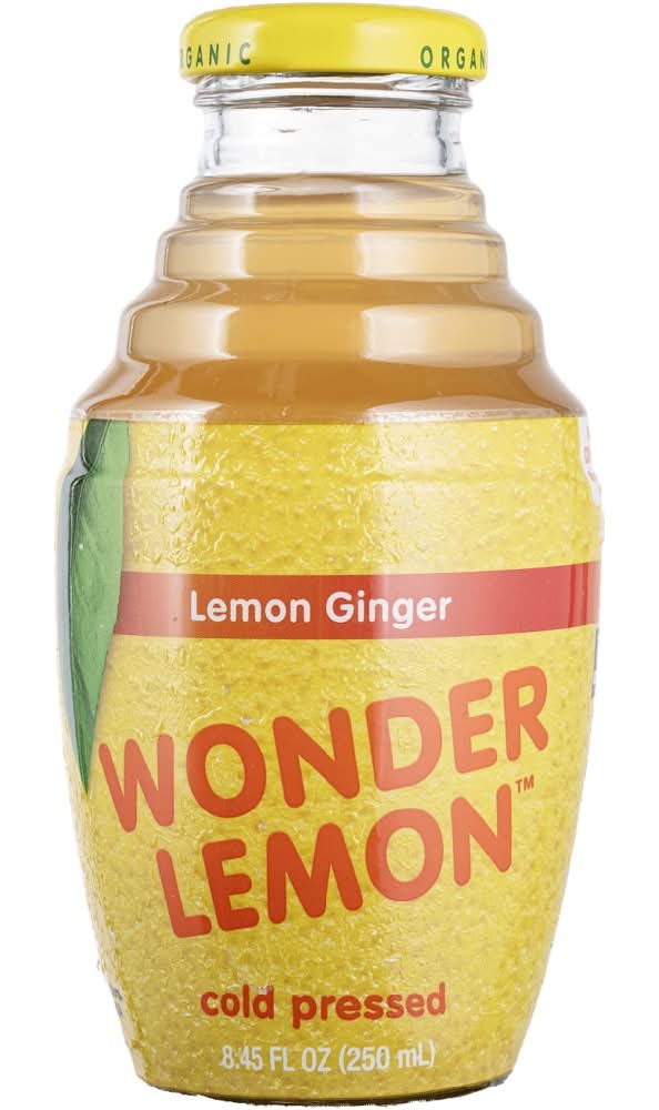 Wonder Lemon Organic Lemon Ginger Cold Pressed 8.45 oz