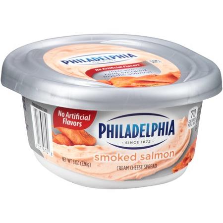 Philadelphia Smoked Salmon Cream Cheese Spread, 7.5 oz Tub