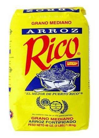 Arroz Rico Grano Mediano 3 lbs