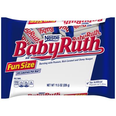 BABY RUTH Candy Bars 6-0.65 oz. Wrappers | La Comprita