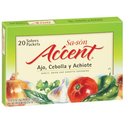 Sa-son Accent ORIGINAL Premium Seasoning, Kosher • 2 Packs, 20 Ea. = 40  Packets