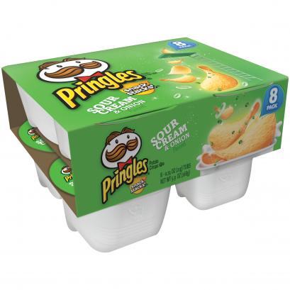 Pringles® Snack Stacks!® Sour Cream & Onion Flavored Potato Crisps 8 ct ...