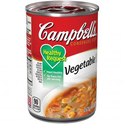 Campbell's® Condensed Healthy Request® Vegetable Soup, 10.5 oz. | La ...