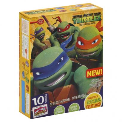 New Teenage Mutant Ninja Turtles Fruit Snacks